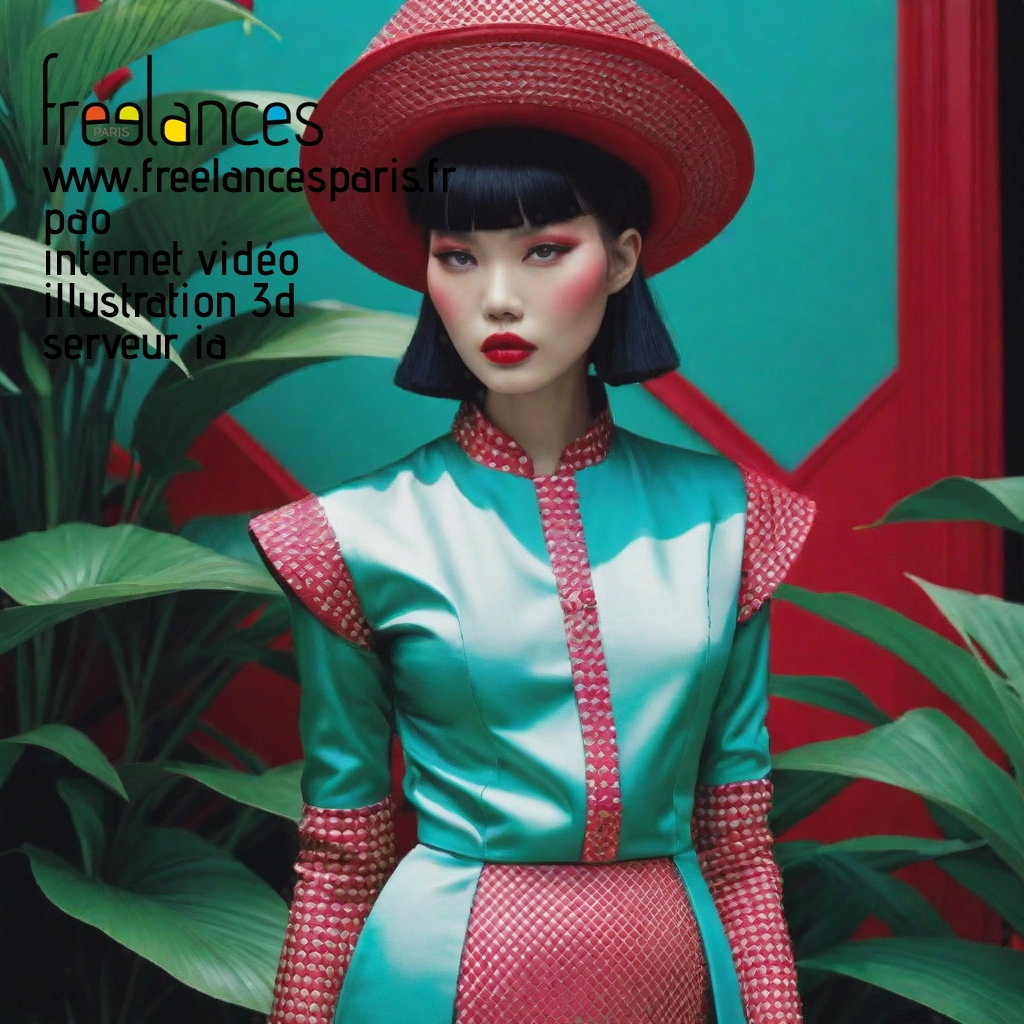 Pao mise en page internet vidéo illustration 3d serveur IA générative AI freelance paris studio de création magazines lcyze0k0